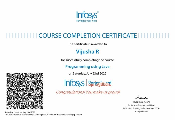 Certificate 1